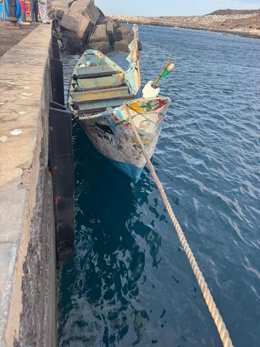 Cayuco llegado a la isla de El Hierro con 77 personas migrantes