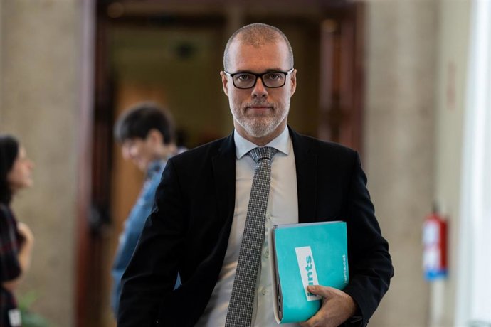 Archivo - El diputado de Junts Josep Maria Cruset a su llegada a una Junta de Portavoces del Congreso 