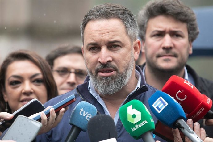 Archivo - El presidente nacional de Vox, Santiago Abascal.