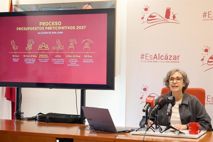 Presentación de los presupuestos participativos.