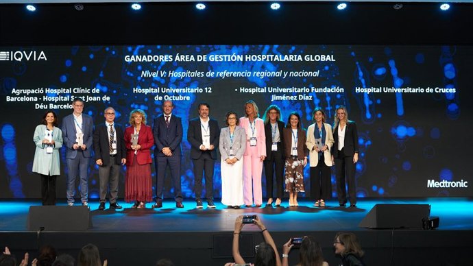 Foram entregues os prêmios da 27ª edição do programa IQVIA Hospitales Top20.