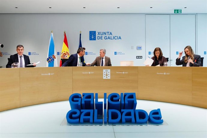 Rueda preside una reunión extraordinaria del Consello para la aprobación de los Orzamentos de 2027.