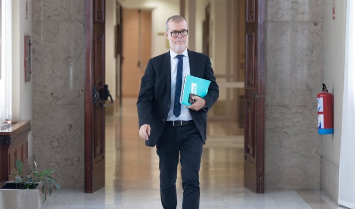 Archivo - El diputado de Junts Josep Maria Cruset 