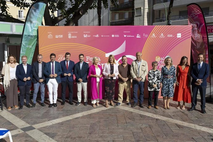 Inauguración de la edición número 50 de la Feria del Libro de Huelva.