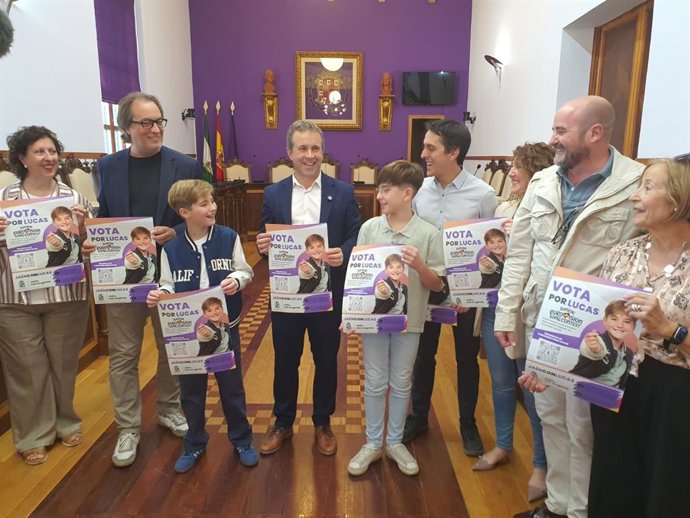 Recención a Lucas Paulano en el Ayuntamiento de Jaén