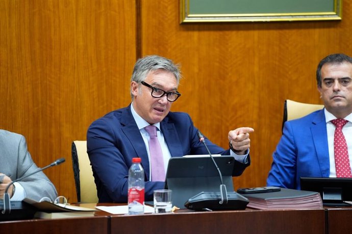 El vicepresidente segundo de la Junta y consejero de Turismo, Justicia, Desregulación y Administración Local, Manuel Gavira,en una imagen de archivo.