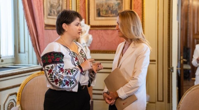 Romantsova i Gay en una trobada aquest divendres