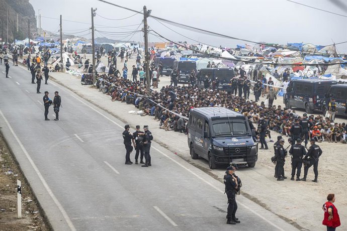 Agents de la Policia Nacional a Ceuta 