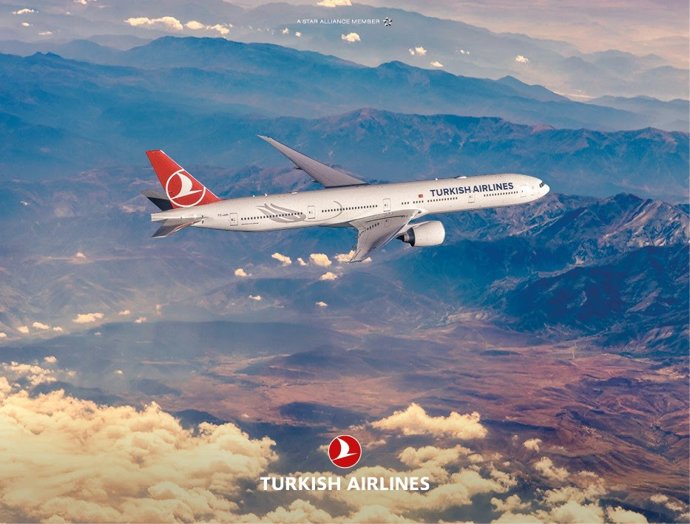 Avión de Turkish Airlines.