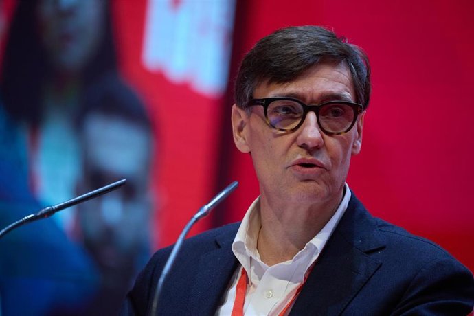 Archivo - El primer secretario del PSC y presidente de la Generalitat de Catalunya, Salvador Illa, en una imagen de archivo