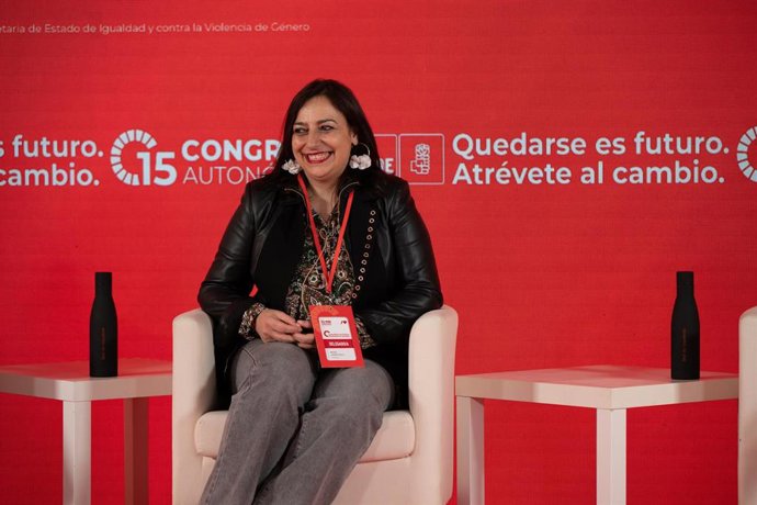 Archivo - La alcaldesa de Palencia, Miriam Andrés, durante el ágora 'Igualdad para transformar Castilla y León: un compromiso feminista por la cohesión social y territorial'