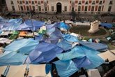 Foto: Comerciantes de Sol cifran en 25 millones las pérdidas por acampada y piden al delegado que ponga "fin" a la situación