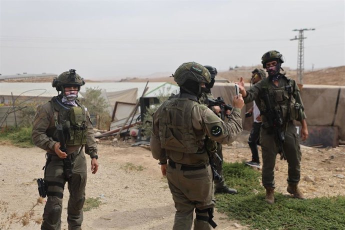 Imagen de archivo de militares israelíes en Cisjordania, a 14 de octubre de 2026 