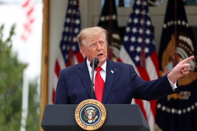 Archivo - El presidente de Estados Unidos, Donald Trump