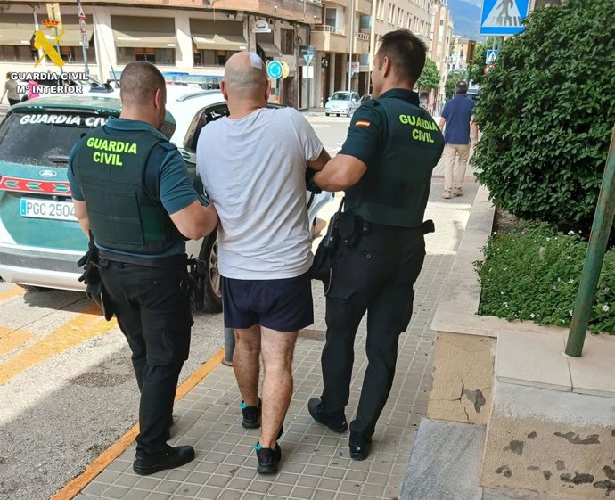 Imagen del hombre detenido
