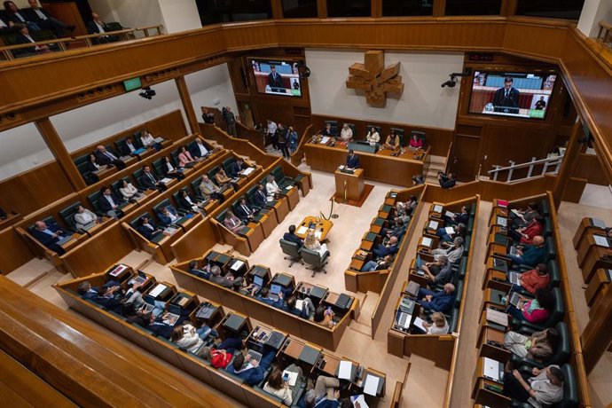 Pleno de debate de política general en el Parlamento Vasco