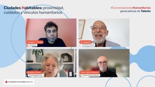 Participantes en la nueva sesión de Conversaciones Humanitarias de Cruz Roja.