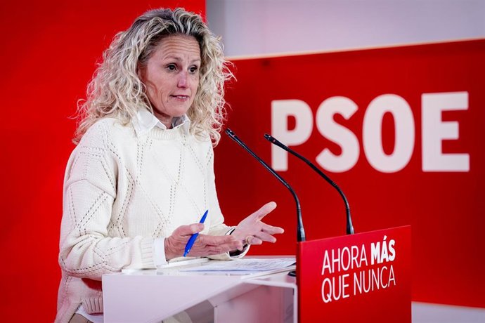 Archivo - La exportavoz de la Ejecutiva Federal del PSOE Montse Mínguez