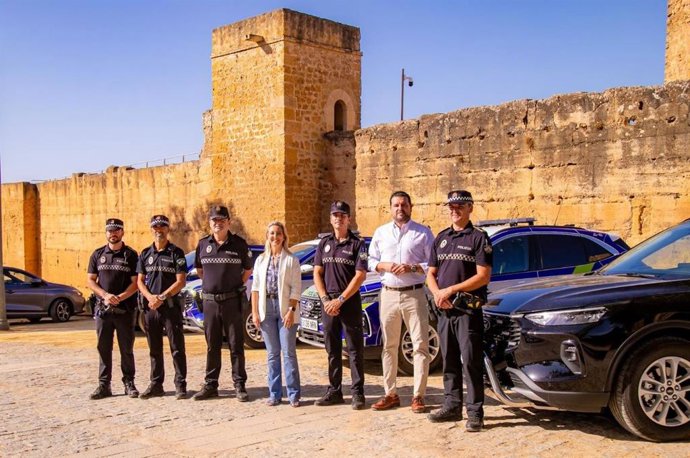 Presentación de los cuatro nuevos vehículos de la Policía Local de Alcalá de Guadaíra (Sevilla)