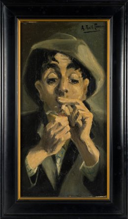 'Home Fumando (Retrato De Llamazares)', De Castelao