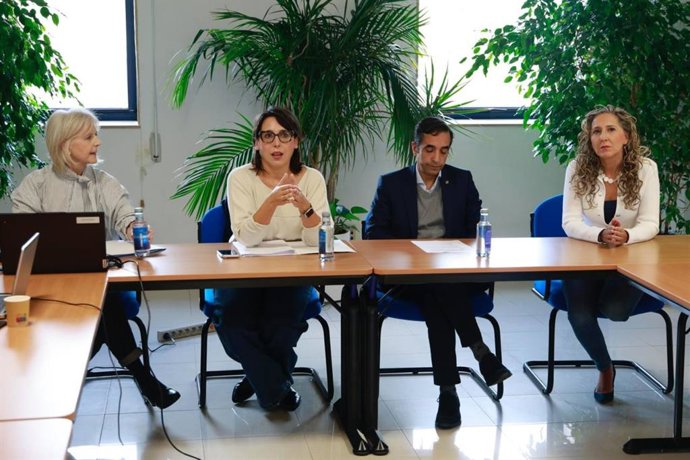 La conselleira de Economía e Industira, María Jesús Lorenzana, en un acto en Ferrol