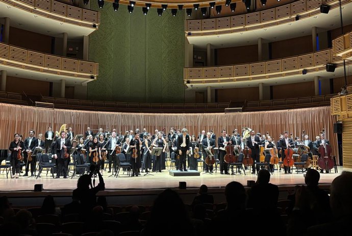 La Orquestq Titular del Teatro Real actúa en Míami (Estados Unidos)