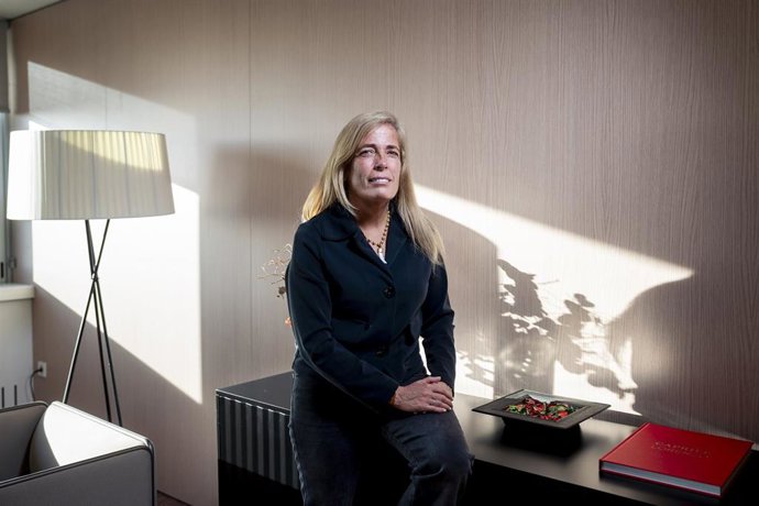 Archivo - La consejera de Economía de la Comunidad de Madrid, Rocío Albert, posa para Europa Press