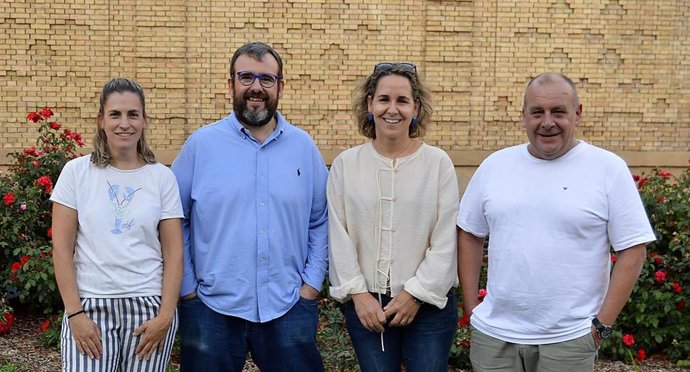 Los chefs Haizea Luzuriaga (Donamaria'ko Benta), Luis Salcedo (El Choko de Remigio), María Martínez (Enekorri) y Nicolás Ramírez (Túbal) participarán en la cena solidaria 'Tres Reyes, Cuatro Chefs'.