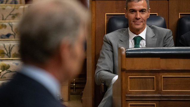 Archivo - El presidente del Gobierno, Pedro Sánchez, durante una sesión plenaria en el Congreso de los Diputados, a 3 de septiembre de 2026, en Madrid (España).