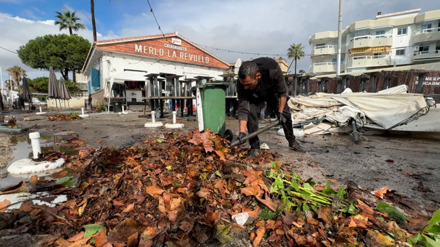 Registradas una treintena de incidencias en Málaga por las lluvias durante esta