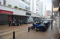 El 112 atiende más de 60 incidentes en Pitiusas por la dana Adam, la mayoría inundaciones en locales y la vía pública