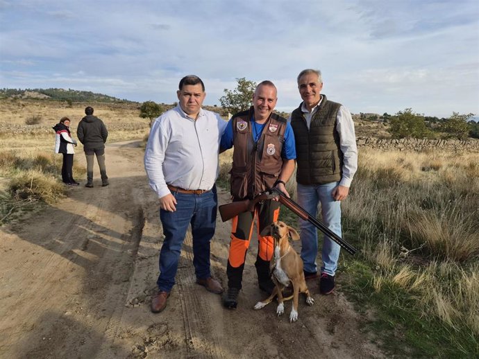 El director general del Instituto Tecnológico Agrario de Castilla y León (ITACyL), David González Huerta, este fin de semana en la VI Copa de Ávila San Huberto.
