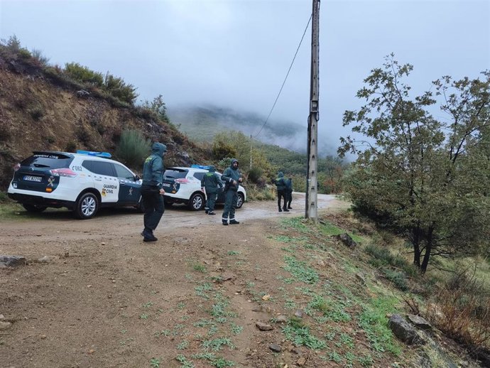 Labores de búsqueda del hombre desaparecido en Losar de la Vera (Cáceres) el pasado 28 de septiembre