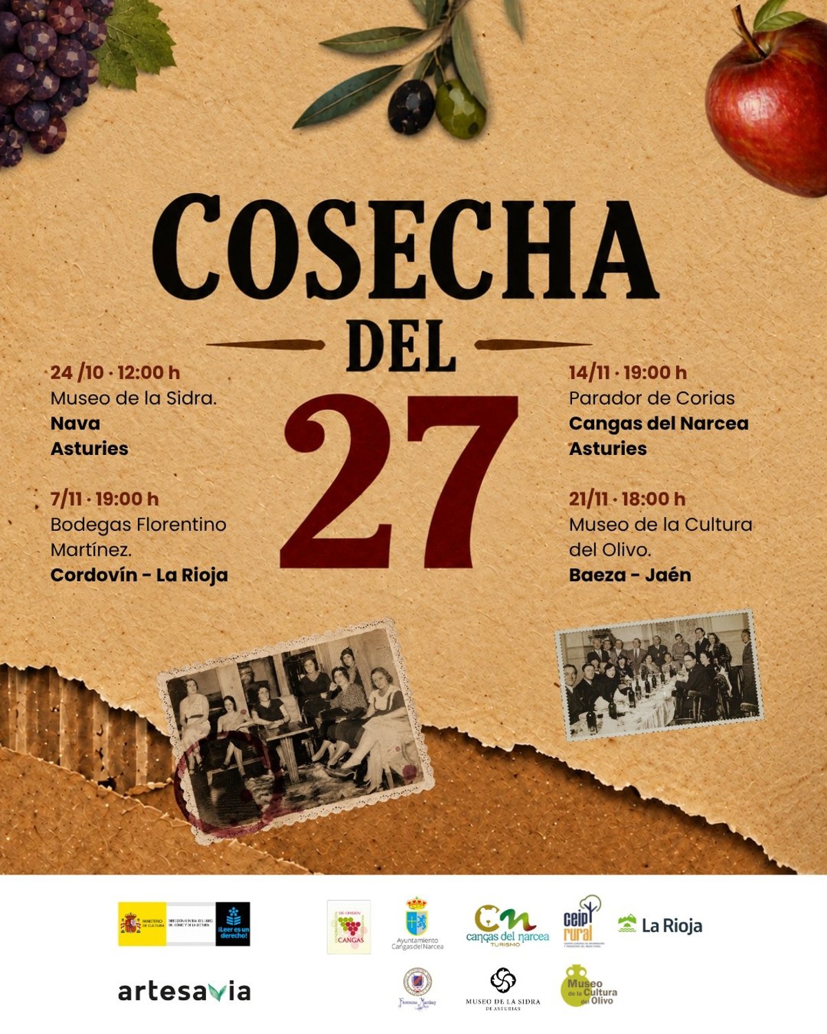 La Rioja, Asturias y Andalucía se unen en un proyecto para homenajear a la poesía de la  Cosecha del 27 