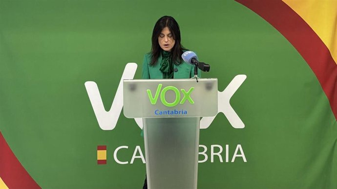 Archivo - La portavoz de Vox en el Ayuntamiento de Santander, Laura Velasco