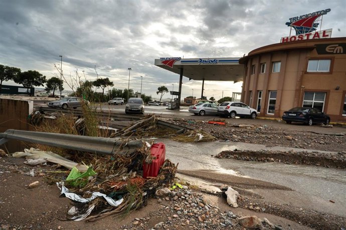 Imagen de las incidencias por las intensas lluvias en El Ejido (Almería), por las que el Ayuntamiento ha tenido que activar el Plan de Emergencias Municipal. A 17 de octubre de 2026 en El Ejido (Almería, Andalucía, España).