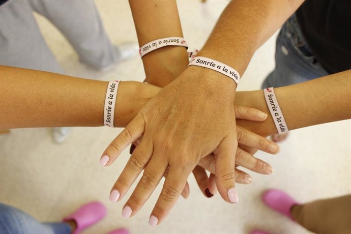 Mujeres con cáncer de mama.