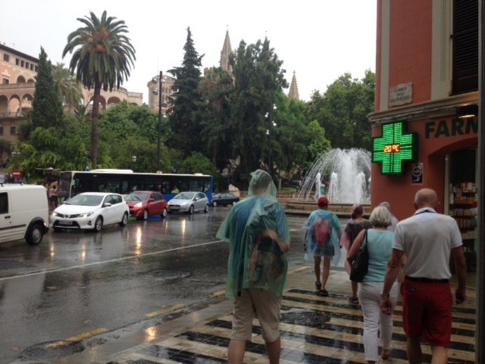 Archivo - Lluvia Mallorca