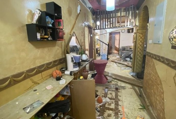Impacto de un proyectil de los hutíes en Najrán (Arabia Saudí)