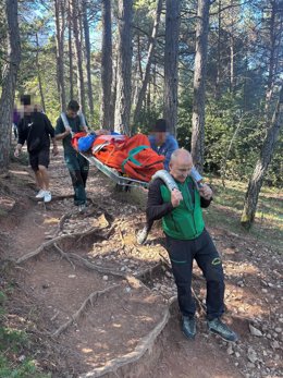 Uno de los rescates esta semana en el Pirineo aragonés.