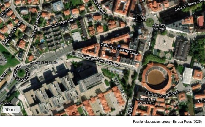 Zona de la intervención