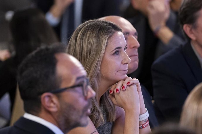 La portavoz del PSOE en la Asamblea de Madrid, Mar Espinar, durante un desayuno informativo de Fórum Europa, en el Real Casino Gran Círculo de Madrid, a 19 de octubre de 2026, en Madrid (España).