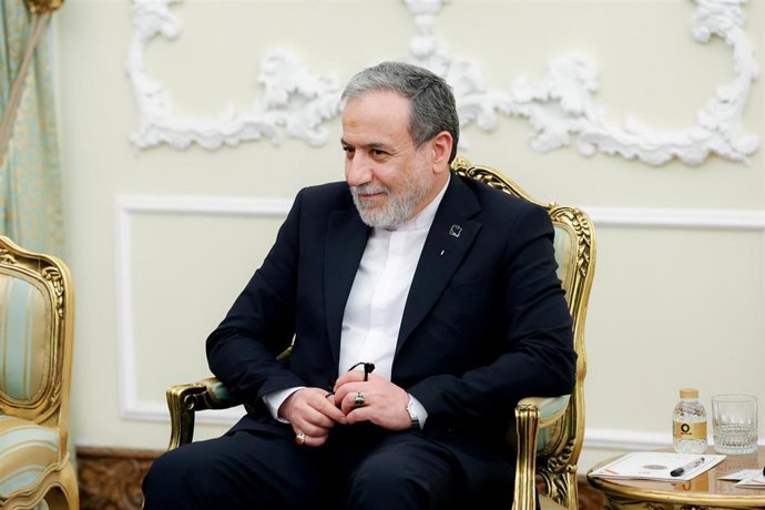El ministro de Exteriores de Irán, Abbas Araqchi, durante una reunión en la capital, Teherán (archivo)