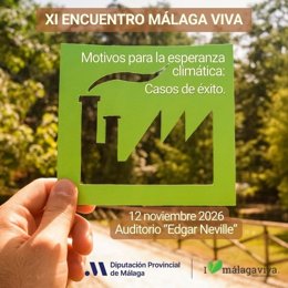 Cartel del Encuentro Málaga Viva de la Diputación