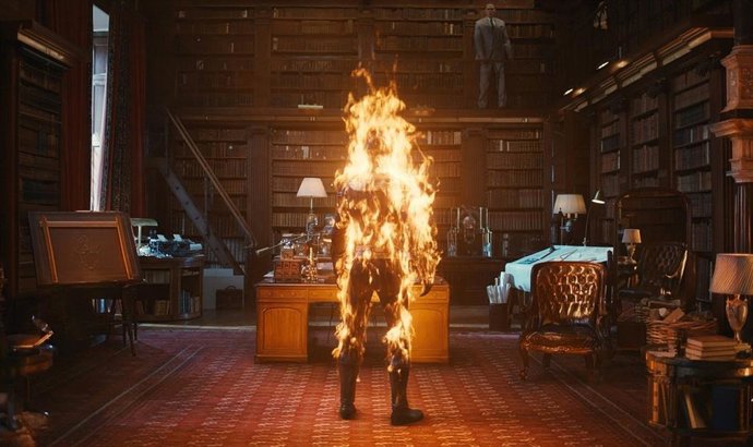 ¿Quién Es El Androide En Llamas Con Los Poderes De La Antorcha Humana Que Aparece En Visionquest?
