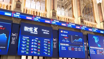 El Ibex 35 cae un 0,8% en la apertura, hasta los 19.169 puntos