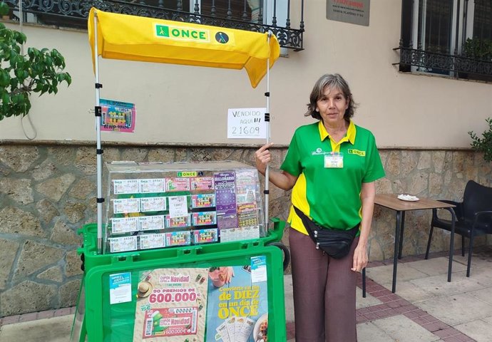 Norma Beatriz Pierantonelli, vendedora de la ONCE