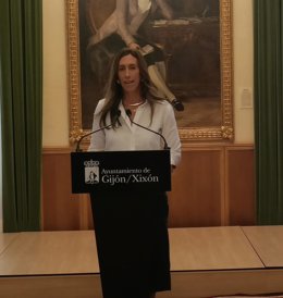 La vicealcaldesa de Gijón y concejala de Economía, Empleo, Turismo e Innovación, Ángela Pumariega, y cabeza de lista del PP de Asturias al Congreso de los Diputados.