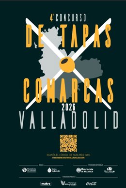 Cartel del concurso de' Tapas por Comarcas' de Diputación de Valladolid.
