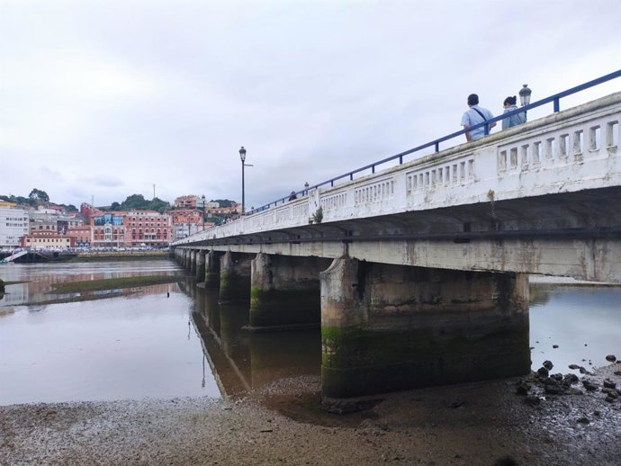 Archivo - Puente de Ribadesella, en una imagen de archivo